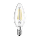 Ledvance Classic LED E14 Candela Filamento Chiara 4W 470lm - 840 Bianco Freddo | Sostitua 40W