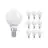 Confezione Multipack 10x Noxion Lucent Lustre LED E14 Sferica Ghiaccio 4.5W 470lm - 827 Bianco Molto Caldo | Sostitutiva 40W