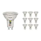 Confezione Multipack 10x Noxion Faretti LED GU10 PAR16 4.8W 450lm 36D - 827 Bianco Molto Caldo | Sostitutiva 50W